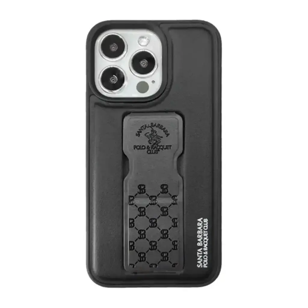 Santa Barbara Polo Parker Series Magnetic Stand Case for iPhone 13 Pro – Black