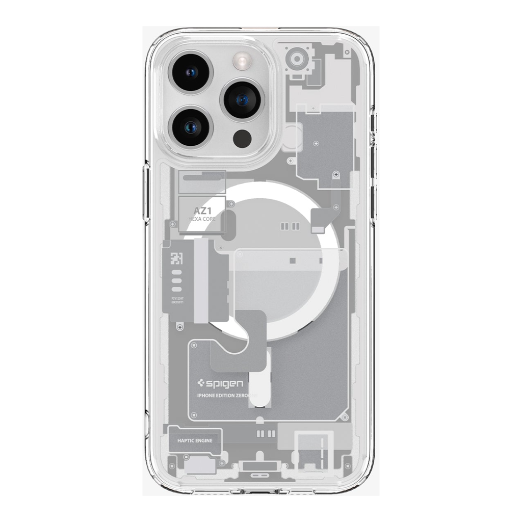 Spigen Ultra Hybrid Zero One (MagFit) Case for iPhone 15 Pro – Zero One White