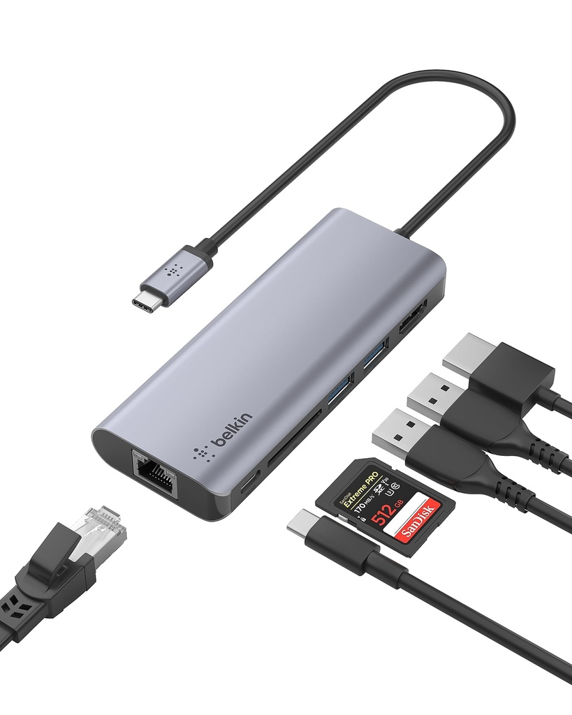 Belkin Conncet Usb-C 6-IN-1 Multiport Adapter