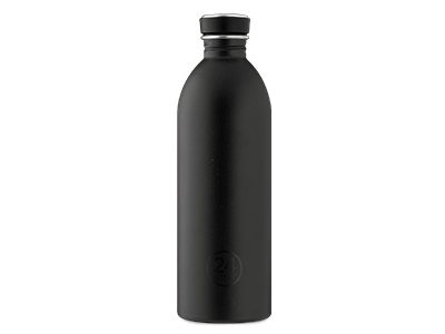 24 Bottles - Urban Bottle Pastel 1L - Tuxedo Black