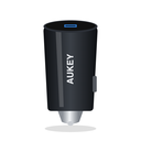 Aukey 18W Car Charger with 1m Micro USB Cable – Black