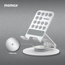 Momax Fold Stand Rotatable Phone Stand Silver