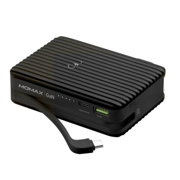 Momax Q.Plug Portable Charger 15000mAh, 65W – Black