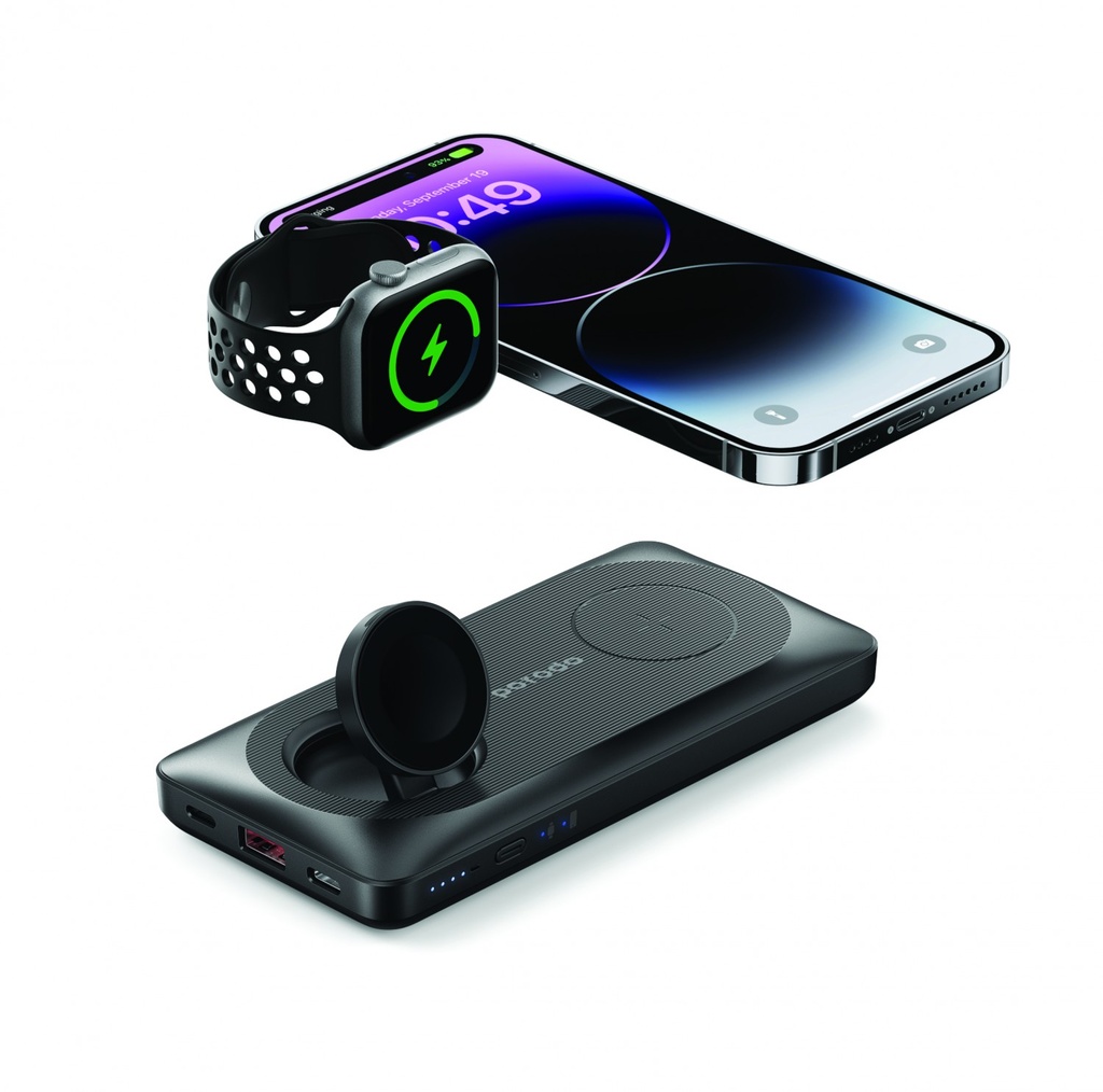 Porodo Multi-Device 1000mah Super-Slim PowerBank(Black)