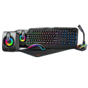 Porodo 5-in-1 Ultimate Gaming Kit with Rainbow Effect
