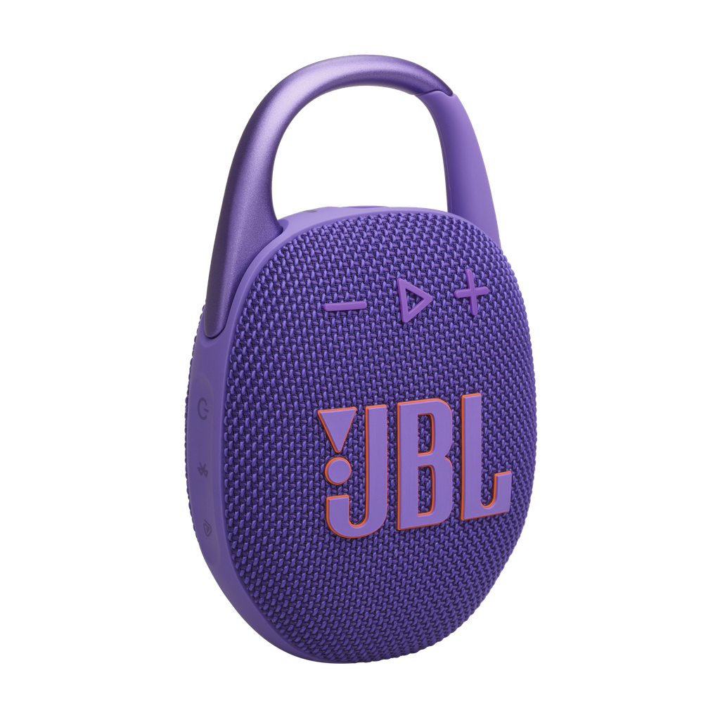مكبر صوت JBL Clip 5 المحمول بتقنية البلوتوث - بنفسجي