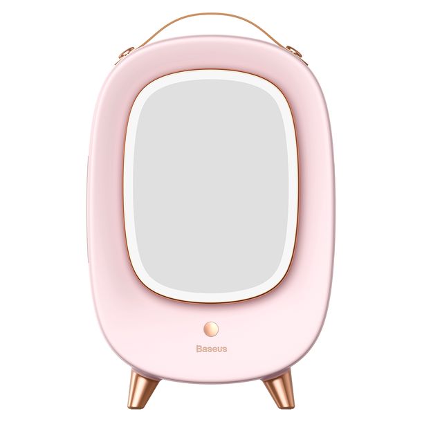 Baseus 13L Cosmetic Refrigerator with Mirror-pink