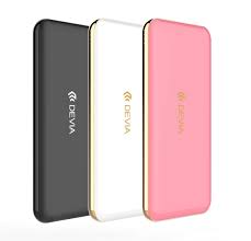 Devia Bomer Ultra-thin Power Bank V2 (10000mAh) , black