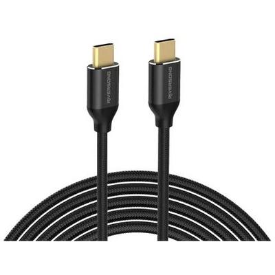ريفرسونغ كابل Hercules Kevlar عالي المتانة من USB-C إلى USB-C، بطول 1.8 متر – أسود