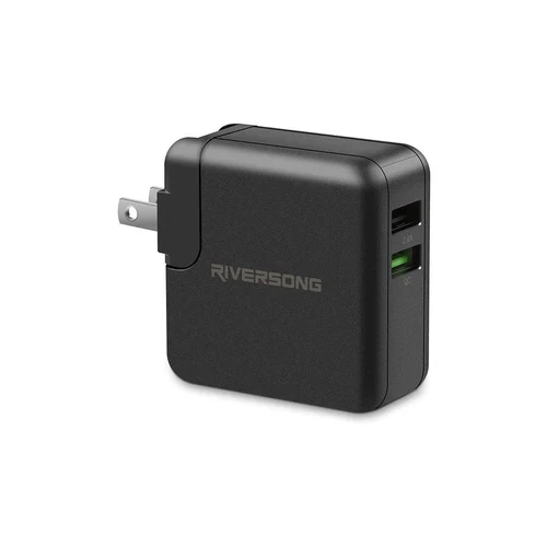 ريفرسونغ شاحن جداري Powerkub QC بمنفذين وشحن QC3.0
