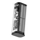 Powerology Crystalline Series Power Bank 24000mAh PD 100W – Dark Gray/Blue