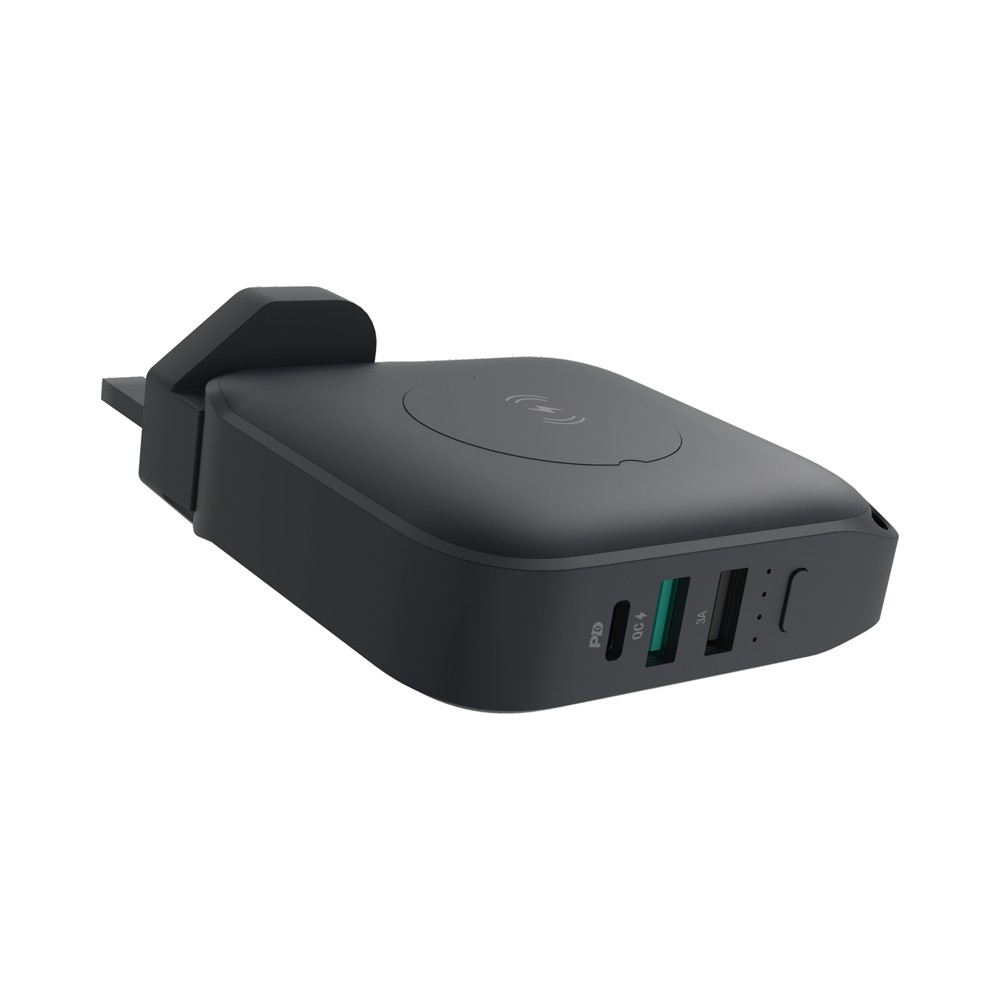 Powerology Magsafe Wall Charger 10000mAh PD 20W - Black