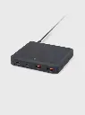 شاحن Uniq Surge Mini بقوة 100 واط مزود بـ 4 منافذ USB مع منفذي Type-C مزدوجين بتقنية الشحن السريع PD و QC 3.0 (أسود)