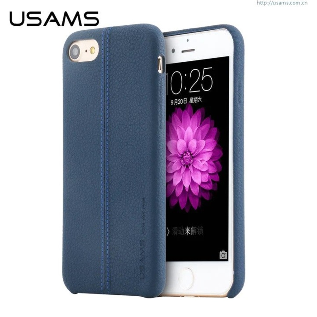 Usams Luxury PU Leather for iPhone 7 Plus Back Cover Joe SeriesLeather PU Case