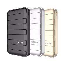 Usams US-CD06 10000mAh Power Bank Trunk Series Dual USB Power Bank