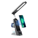 Green Lion 7 in 1 Dual Coil Max Wireless Charger 15W - Black