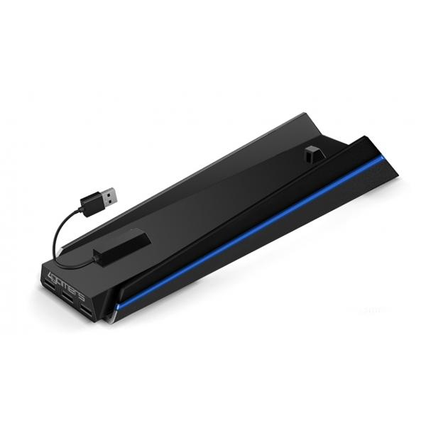 Sony PlayStation 4 Licensed Vertical Stand 'n' USB Hub - Black