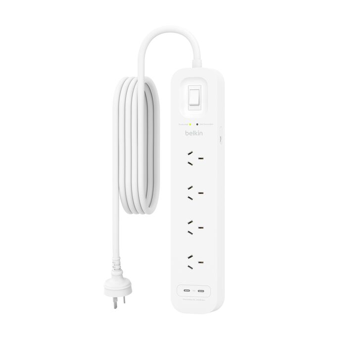 Belkin Surge PLUS Protector With USB C Port/8 Output