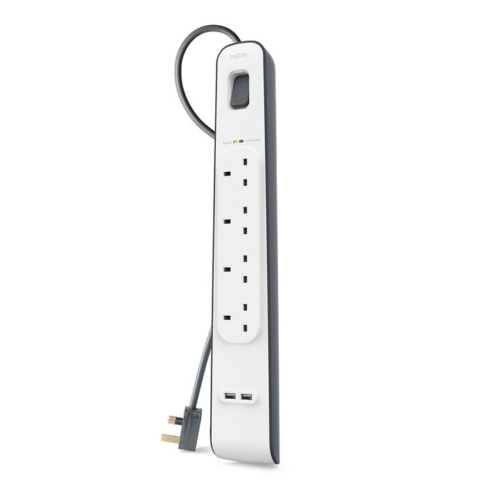Belkin Surger Plus Protector With Usb C Port/4 Outputs
