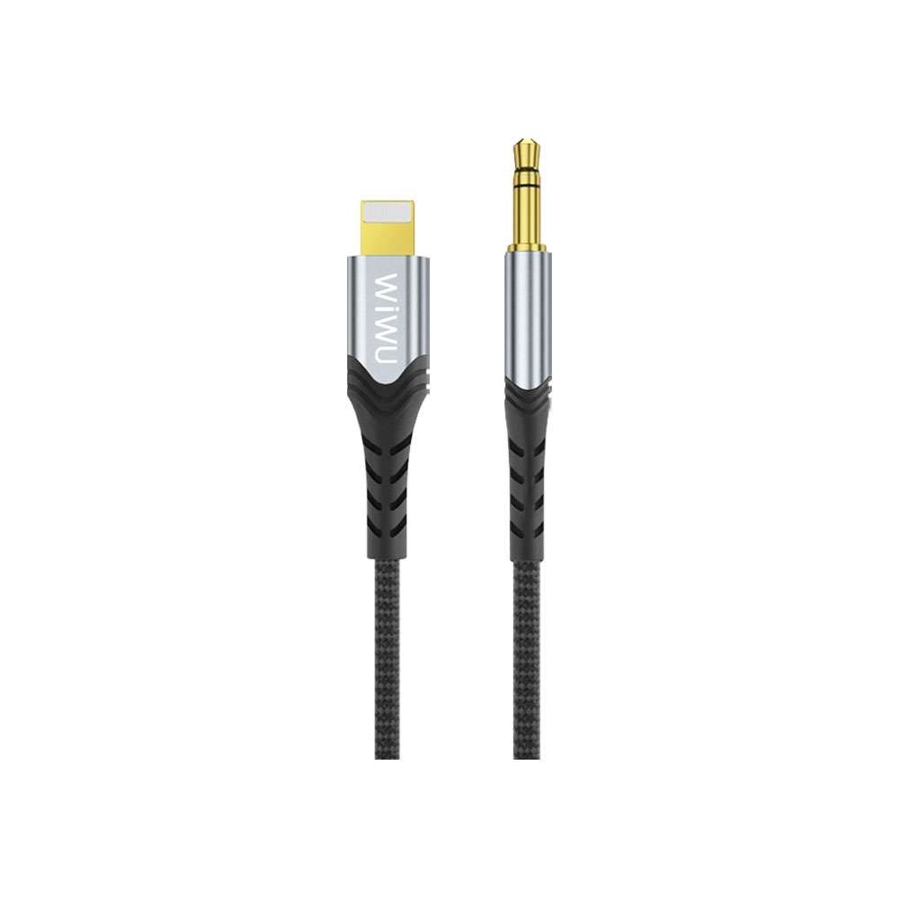 Wiwu 3.5mm Audio Stereo Cable To Lightning-Black