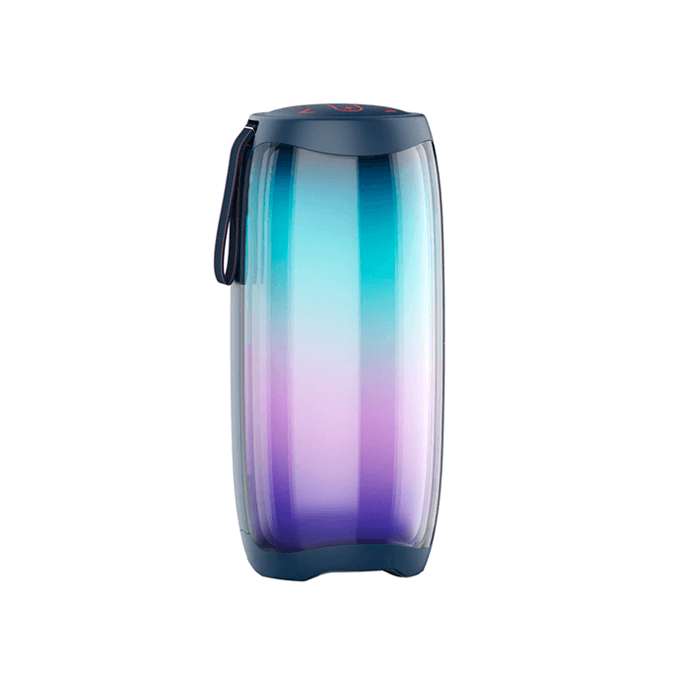 مكبر صوت WiWU P40 Thunder المحمول اللاسلكي بتقنية البلوتوث LED - أزرق داكن