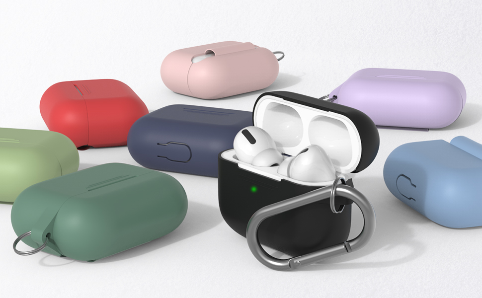 Ahastyle Silicone Keychain Rugged Case For Airpods Pro