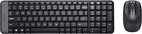 Logitech Mk220 Wireless Keyboard And Mouse Combo Black