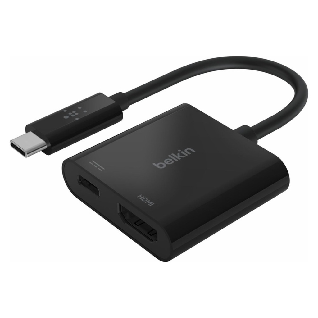 Belkin USB-C to HDMI + Charge Adapter 4K 60Hz, 60W – Black