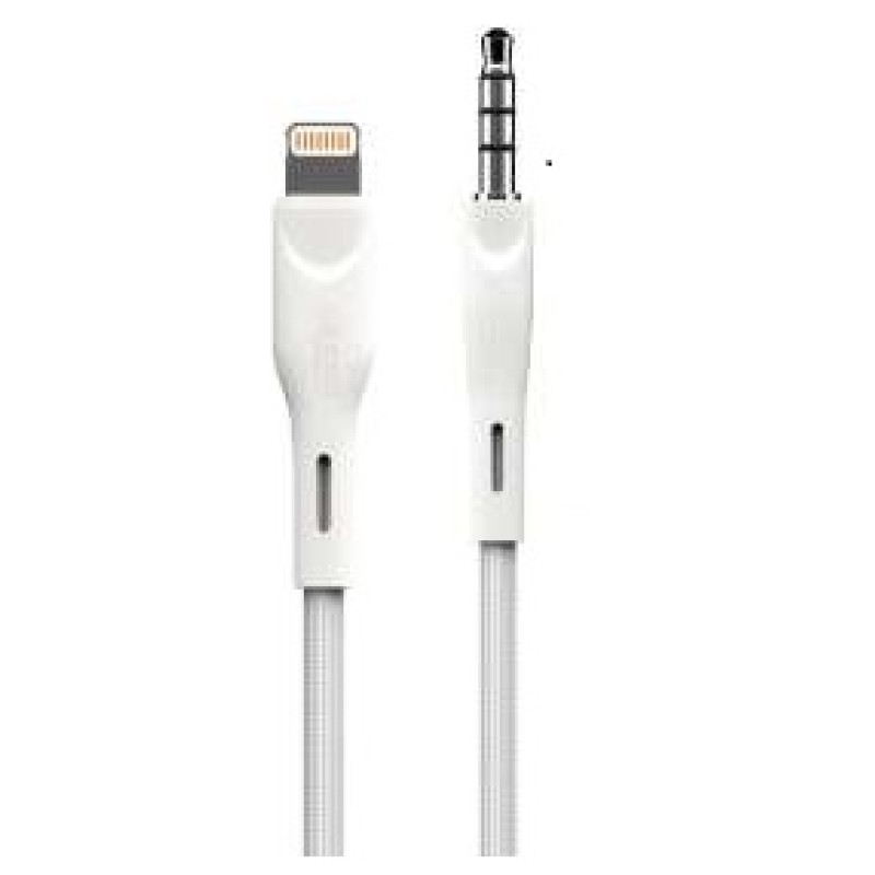 Green Lion AUX 3.5 to Lightning Cable 1.2M 2.4A