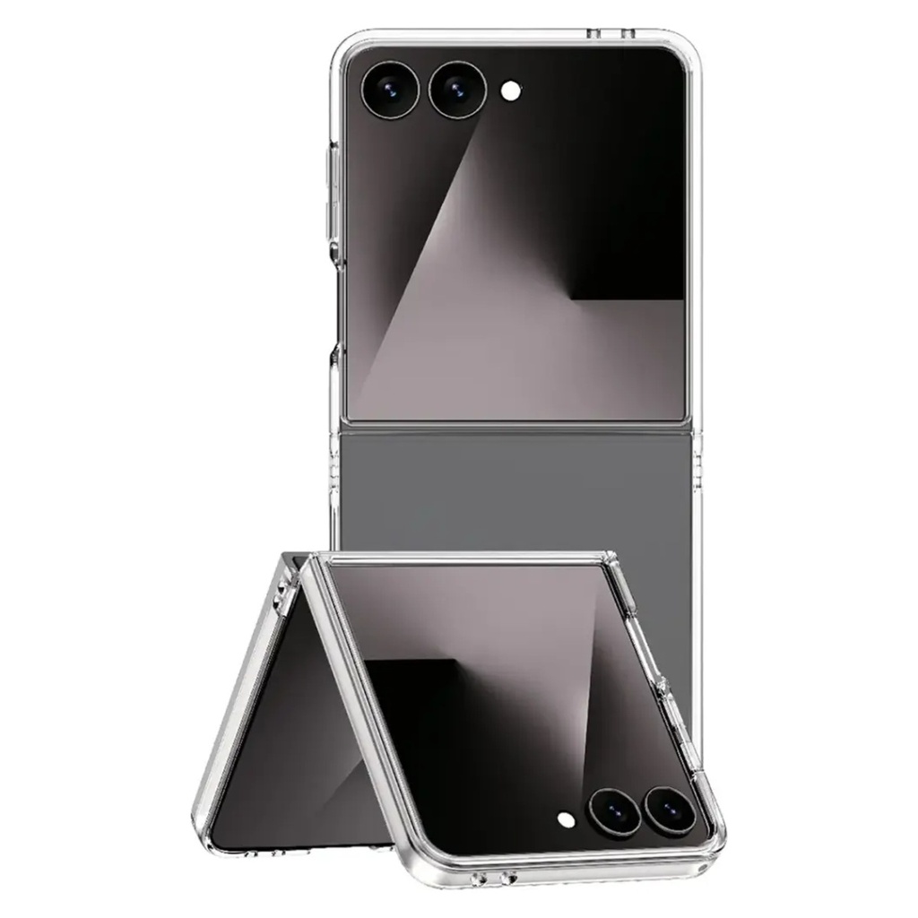 Green Lion Delgado PC Case for Samsung Galaxy Z Flip 7 – Clear