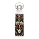 Green Lion Pattern Stainless Steel Water Bottle 600ml - Lion