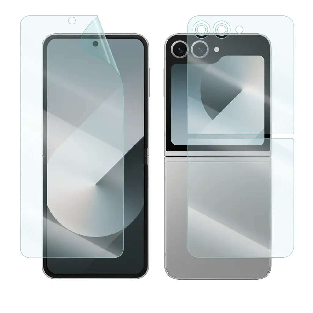 Green Lion Samsung Galaxy Z Flip 6 Fold Protection Pack - Clear