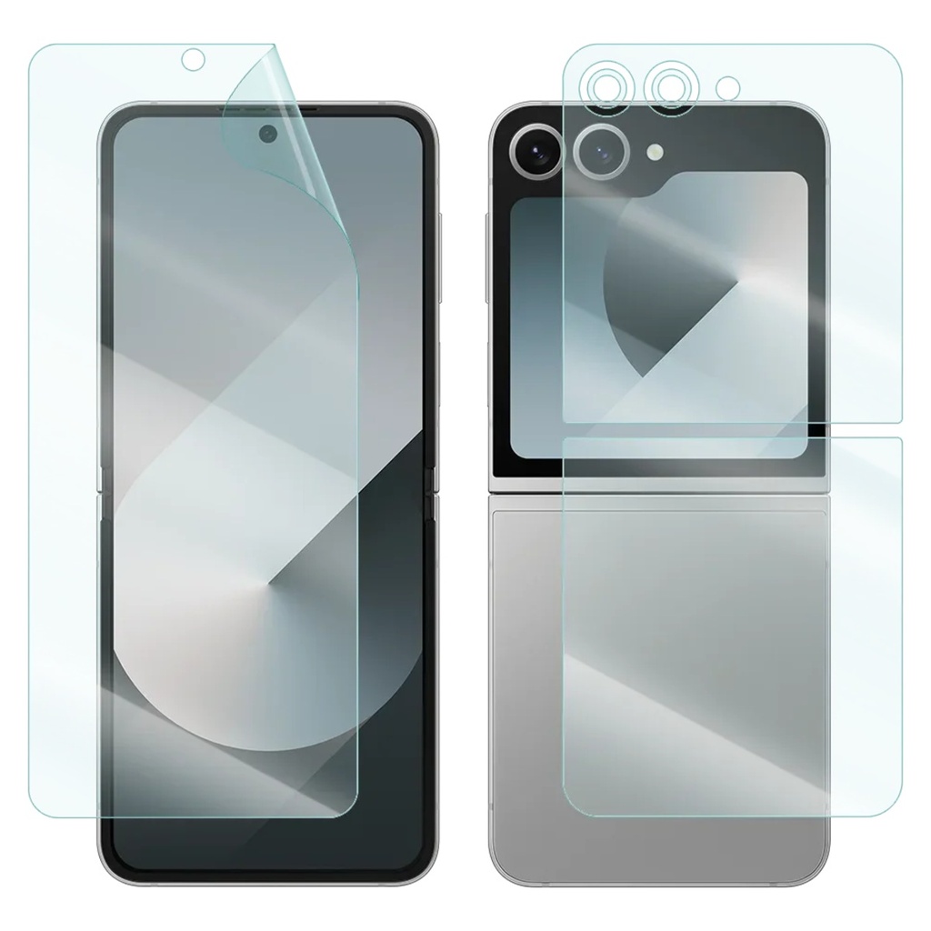 Green Lion Samsung for Galaxy Z Flip 6 Fold Protection Pack – Clear