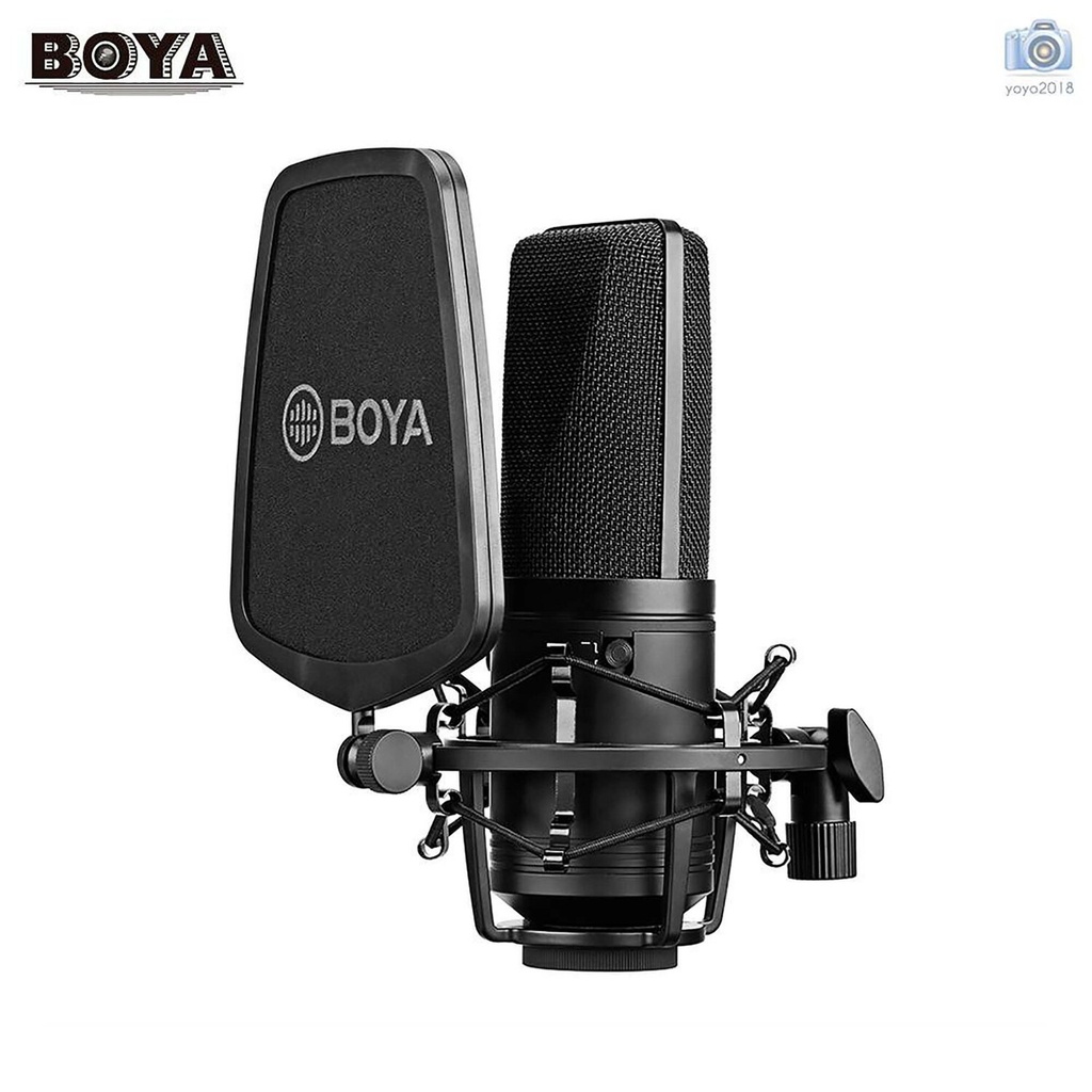 Boya Professional Large Diaphragm Condenser Microphone BY-M1000
