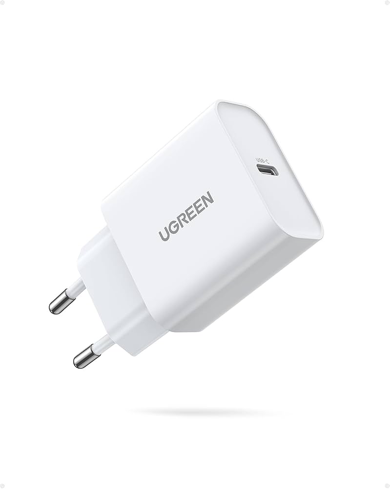 يوغرين شاحن سريع USB-C PD3.0 بقدرة 20 واط – أبيض