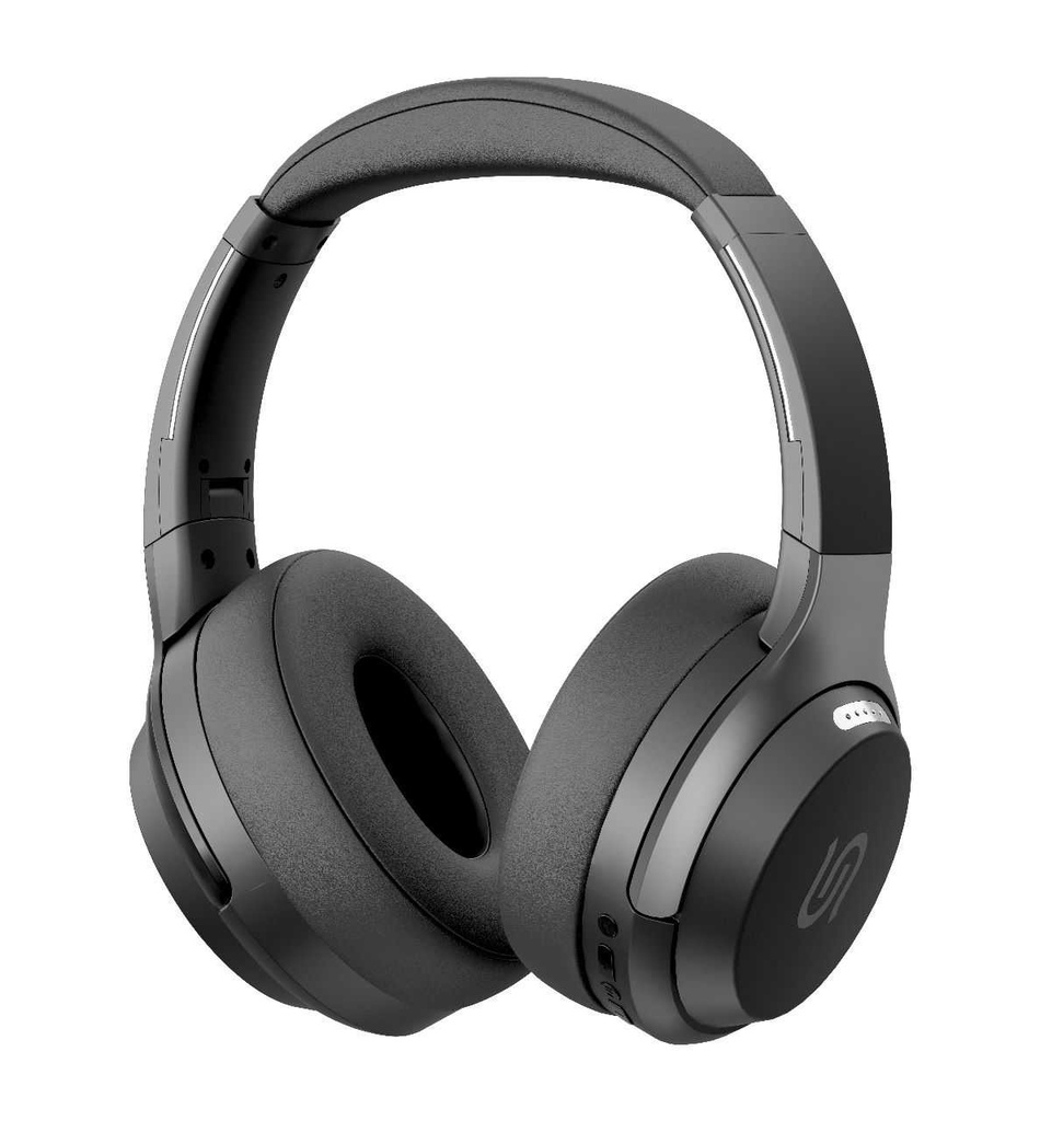 Porodo Soundtec Hush Wireless Anc Headphone Black