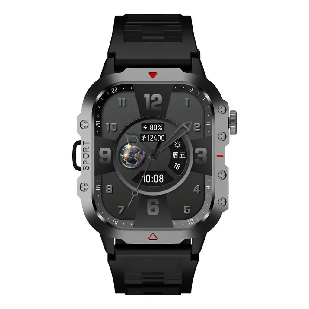 Green Lion Gravix Smart Watch - Black