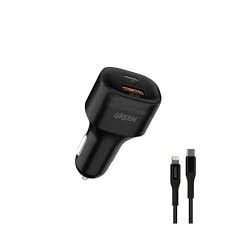Green Lion Dual Port Car Charger PD+QC3.0 20W Usb-C