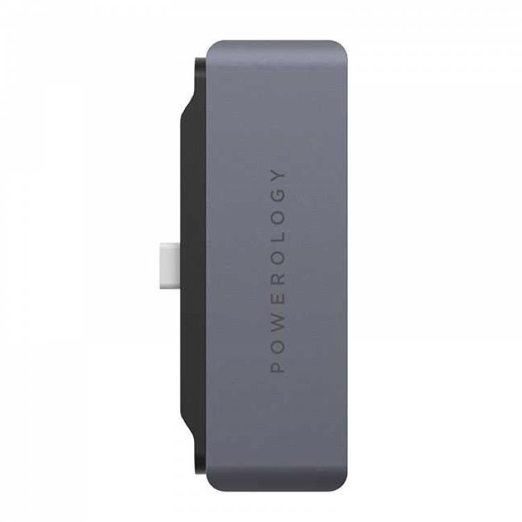 Powerology 4in1 USB-C Hub With Hdmi USB Aux