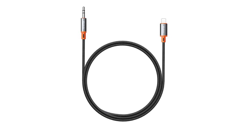 Lapwings Aux To Lightning Cable 1.2M Black