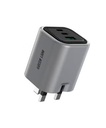 Green Lion Premium Series GaN Charger UK Plug PD 65W - Gray