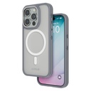 Levelo Rouge MagSafe Case for iPhone 15 Pro Max – Grey