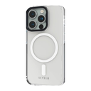 غطاء Levelo Flexiguard الشفاف بتقنية MagSafe لهاتف iPhone 15 Pro Max – أسود