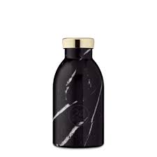 24 Bottles - Clima Bottles Basic 330ml Marble Black