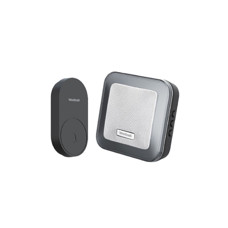 WellBell Wireless Doorbell- Black