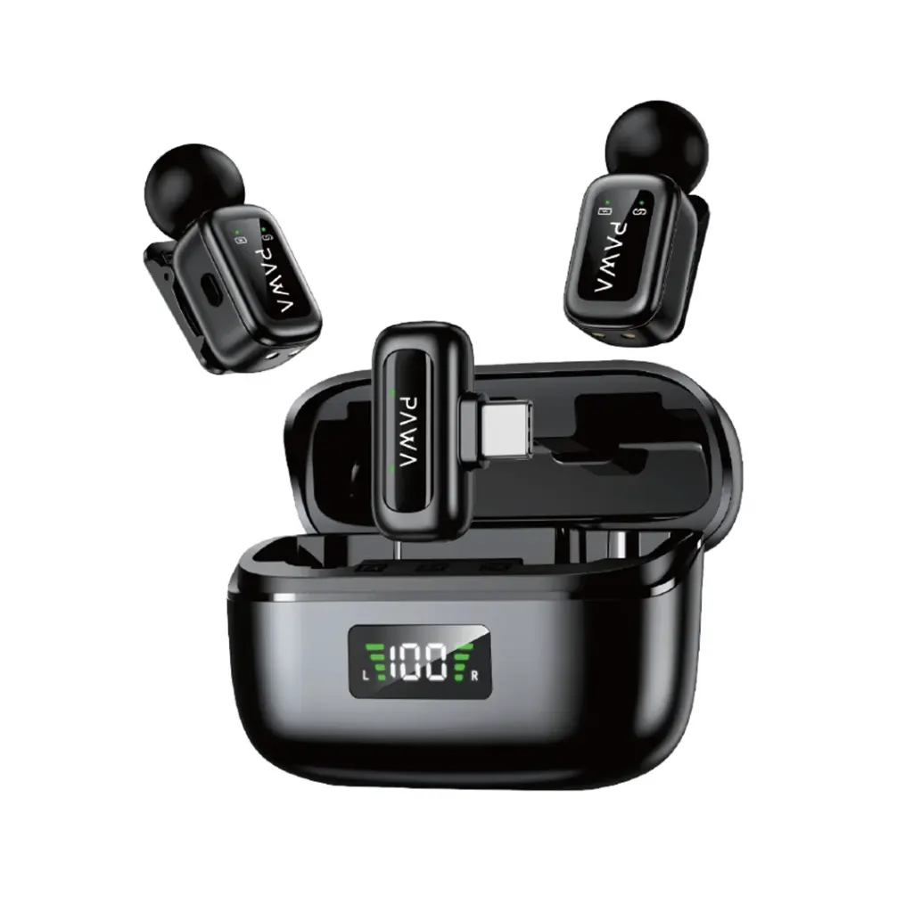 PAWA Mike M6 Microphone With Ai Voice Translator - Black