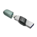 محرك أقراص فلاش SanDisk iXpand USB 3.0 قابل للطي بسعة 32 جيجابايت - أخضر بحري