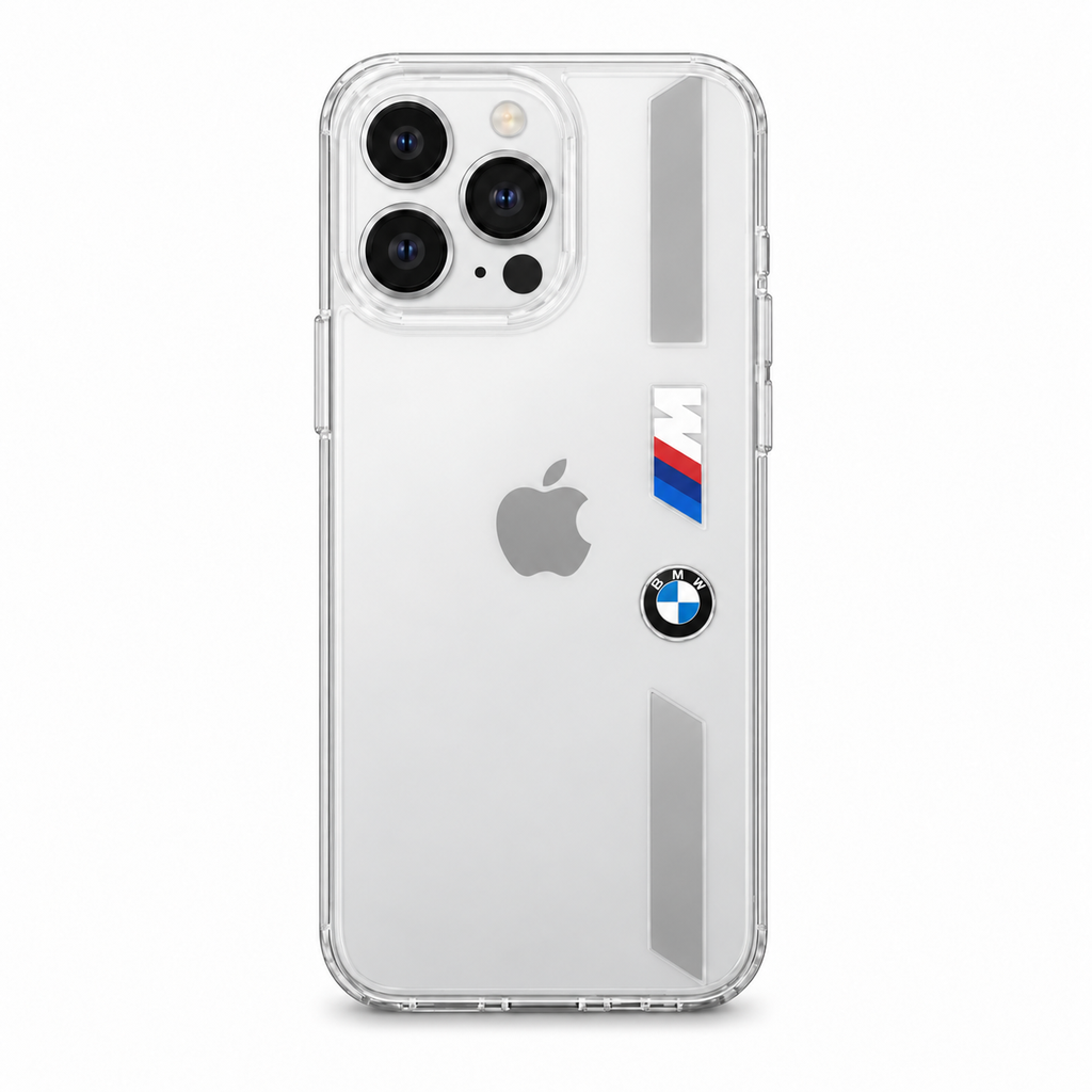 كفر بي إم دبليو Silver Strip لسلسلة iPhone 13