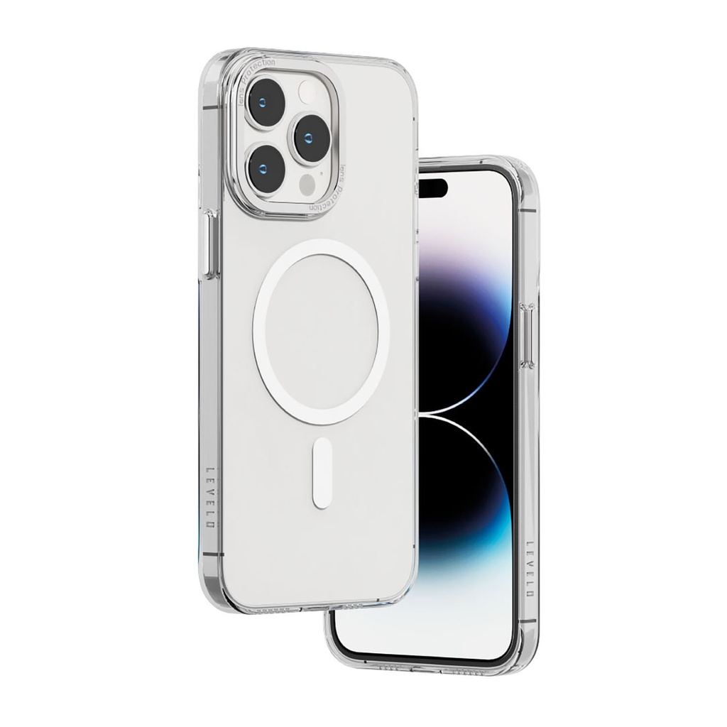 Levelo Magsafe Sensa Clear Back Case iPhone 14 Series