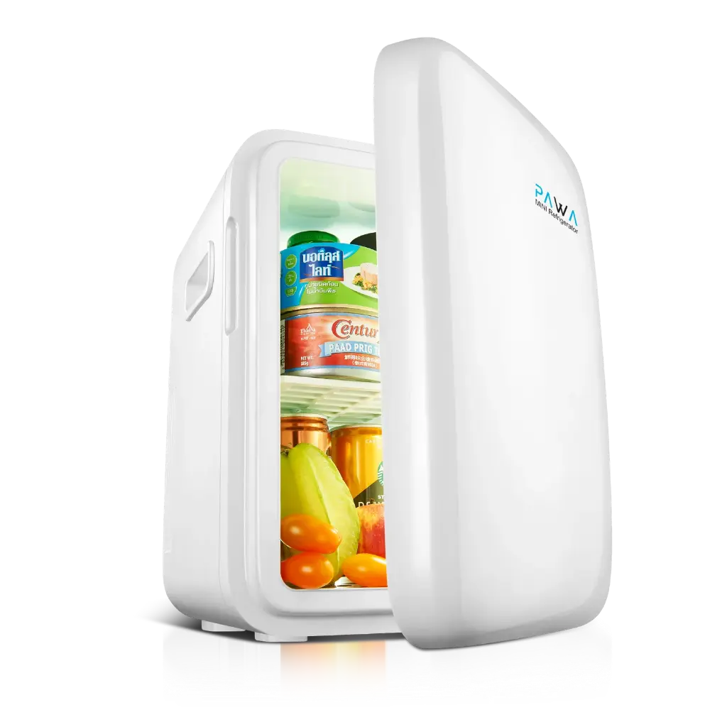 Pawa 10L Mini Refrigerator / Energy Saving with Dual Cooling and Heating Functions - White